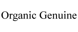 ORGANIC GENUINE trademark