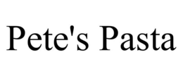 PETE'S PASTA trademark
