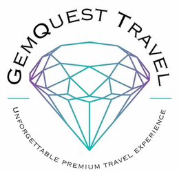 GEMQUEST TRAVEL UNFORGETTABLE PREMIUM TRAVEL EXPERIENCE trademark