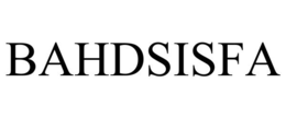 BAHDSISFA trademark