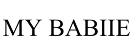 MY BABIIE trademark