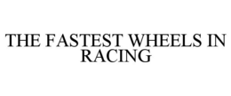 THE FASTEST WHEELS IN RACING trademark