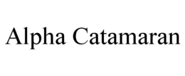 ALPHA CATAMARAN trademark