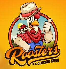 ROOSTER'S ITS CLUCKIN GOOD trademark