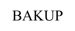 BAKUP trademark