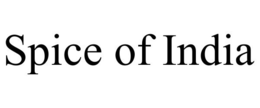 SPICE OF INDIA trademark