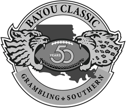 BAYOU CLASSIC 50 YEARS GRAMBLING SOUTHERN trademark