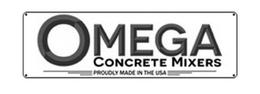 OMEGA CONCRETE MIXERS PROUDLY MADE IN THE USA trademark