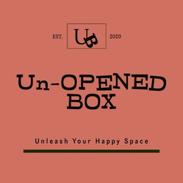UB UN-OPENED BOX EST 2020 UNLEASH YOUR HAPPY SPACE trademark