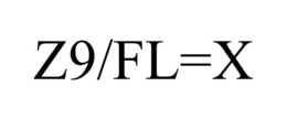 Z9/FL=X trademark