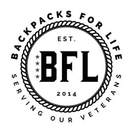 BACKPACKS FOR LIFE SERVING OUR VETERANS BFL EST. 2014 trademark