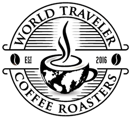 WORLD TRAVELER COFFEE ROASTERS EST 2016 trademark