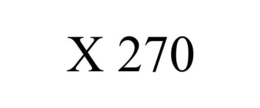 X 270 trademark