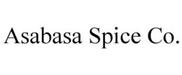 ASABASA SPICE CO. trademark
