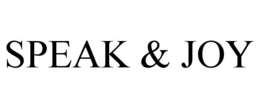 SPEAK & JOY trademark