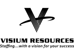 V VISIUM RESOURCES STAFFING....WITH A VISION FOR YOUR SUCCESS trademark