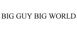 BIG GUY BIG WORLD trademark