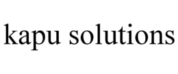 KAPU SOLUTIONS trademark