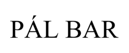 PÁL BAR trademark