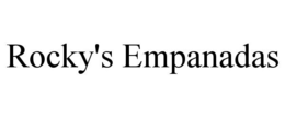 ROCKY'S EMPANADAS trademark