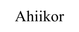 AHIIKOR trademark