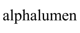 ALPHALUMEN trademark
