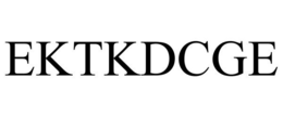 EKTKDCGE trademark