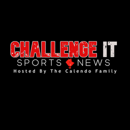 CHALLENGE IT SPORTS NEWS HOSTED BY THE CALENDO FAMILY trademark