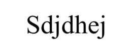 SDJDHEJ trademark