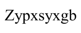ZYPXSYXGB trademark