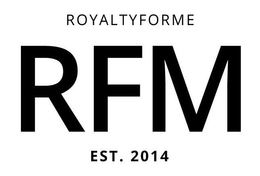 ROYALTYFORME RFM EST. 2014 trademark