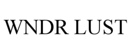 WNDR LUST trademark