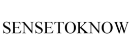 SENSETOKNOW trademark