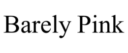 BARELY PINK trademark