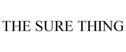 THE SURE THING trademark