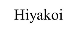 HIYAKOI trademark