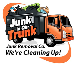 JUNK IN OUR TRUNK JUNK REMOVAL CO. WE'RE CLEANING UP! trademark