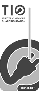 TIO ELECTRIC VEHICLE CHARGING STATION TOP-IT-OFF trademark