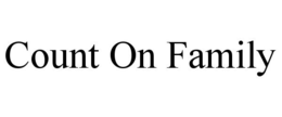 COUNT ON FAMILY trademark