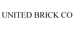 UNITED BRICK CO trademark