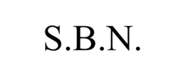 S.B.N. trademark