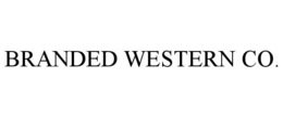 BRANDED WESTERN CO. trademark