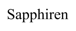 SAPPHIREN trademark