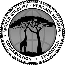 · WORLD WILDLIFE · HERITAGE MUSEUM · CONSERVATION · EDUCATION trademark