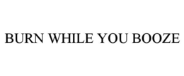 BURN WHILE YOU BOOZE trademark