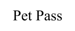 PET PASS trademark