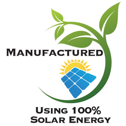 MANUFACTURED USING 100% SOLAR ENERGY trademark