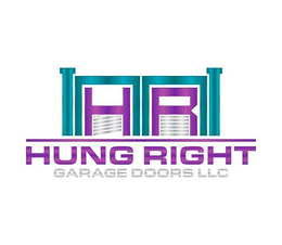 HR HUNG RIGHT GARAGE DOORS LLC trademark