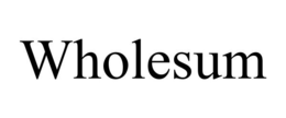 WHOLESUM trademark