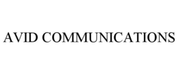 AVID COMMUNICATIONS trademark